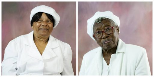 Asst Head Deaconess~Annie Jarrideau and Deaconess Anna Cameron